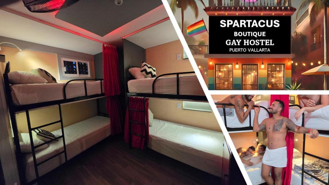 Spartacus Hostel Boutique For Men Puerto Vallarta Exterior foto